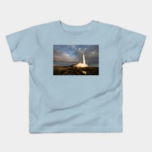 St Mary's Island reflected (2) Kids T-Shirt